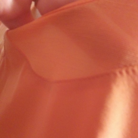 NWT Nike Flex Peach Orange Standard fit  Dri Fit Golf Top XL - Picture 3 of 15